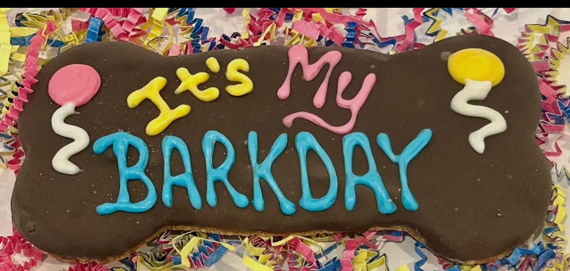 It's My Barkday 6" Dog Bone