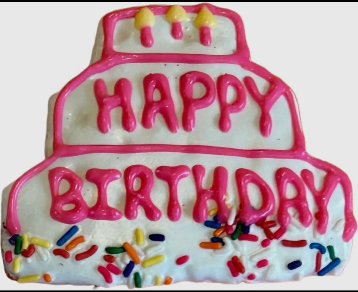 3 Tier Happy Birthday Cake Cookie