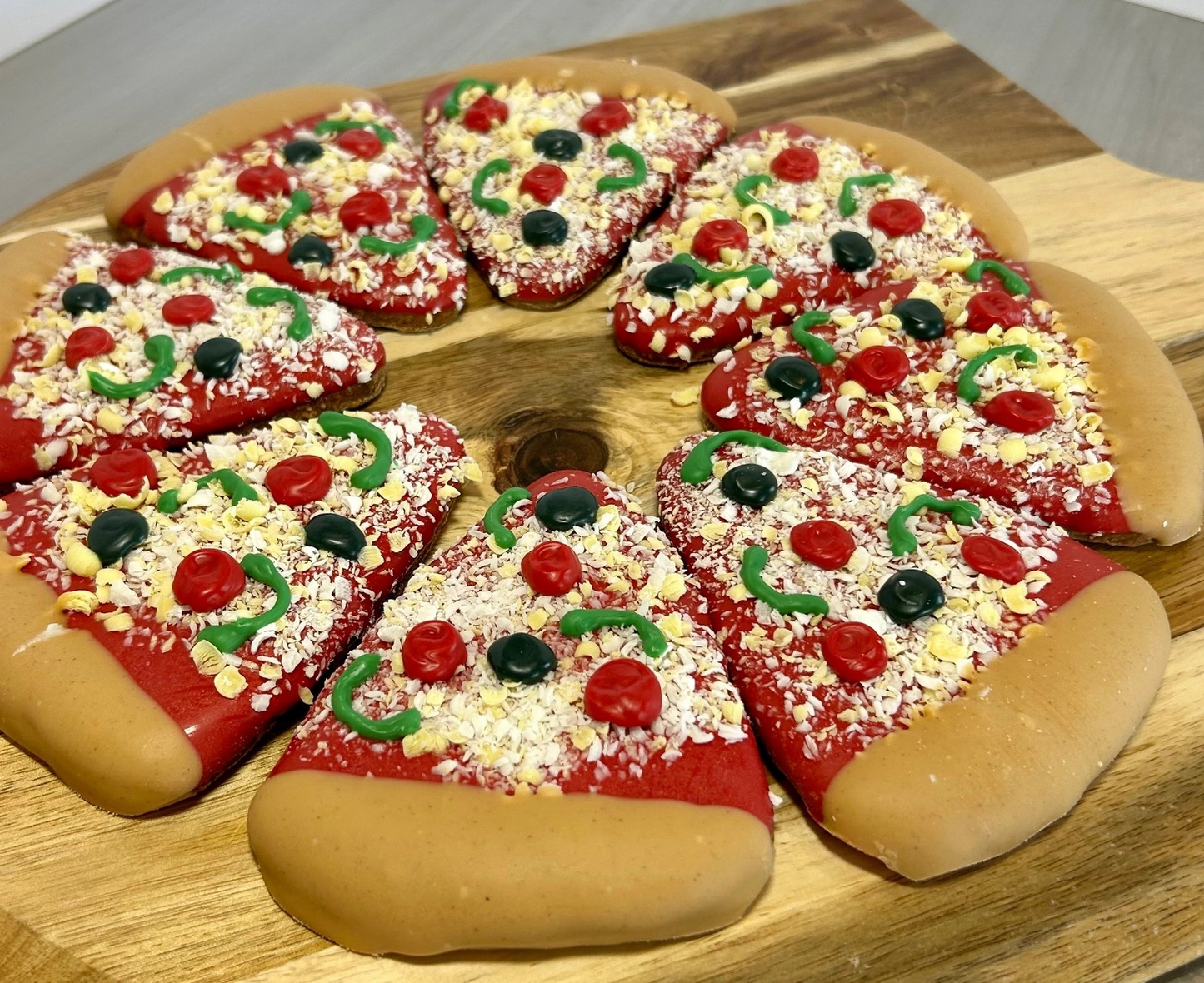 Pizza Pup Party/ Pizza Dog Treats🍕(CASE OF 6)