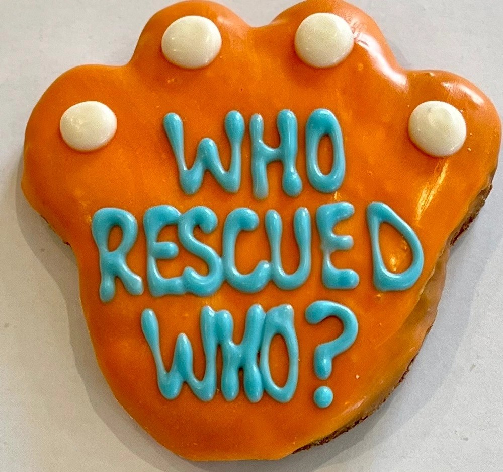 Who RESCUED Who Large Paw Dog Treat 🐾(CASE OF 6)